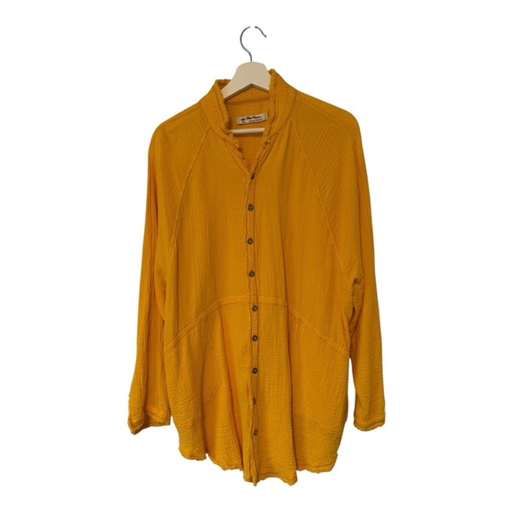 We The Free Summer Daydream Button Down Shirt - Size Large - Picture 2 of 14